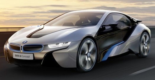 <strong>The BMW i8 Concept</strong> Now with lasers. 