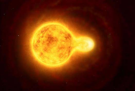 Big Pic: A Hypergiant Star And Its Clingy Companion