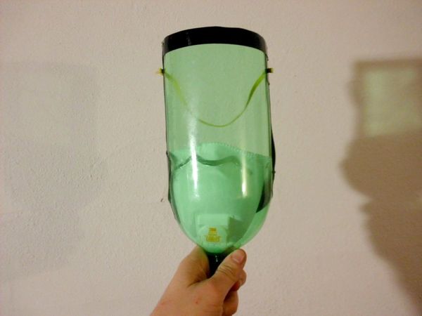Soda bottle gas mask