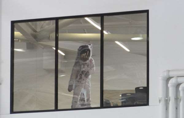 Cardboard Cutout Of An Astronaut