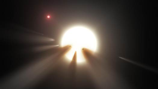 That weird 'alien megastructure' star is dimming again right now