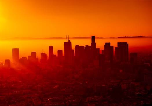 To guard against climate change, Los Angeles is painting its streets white