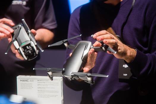 DJI's Mavic Air Drone uses more than a dozen sensors to keep it from crashing